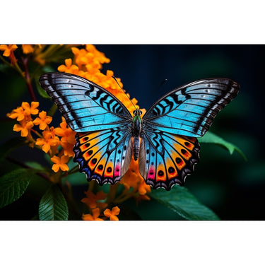 Multicolor Butterfly Canvas